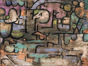 improvisation inondations Tableau Peinture - après les inondations Paul Klee